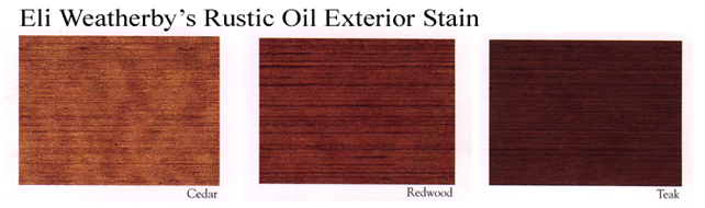 Eli Weatherby's Rustic Oil Stain
